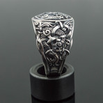 Mammen Ornament + Ravens Ring // Silver (11.5)