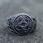 Urnes Ornament + Ouroboros Ring // Silver (6)