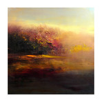 Mill River Sunset (15"W x 15"H x 1.5"D)