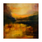 Mirror Lake After Sundown (15"W x 15"H x 1.5"D)