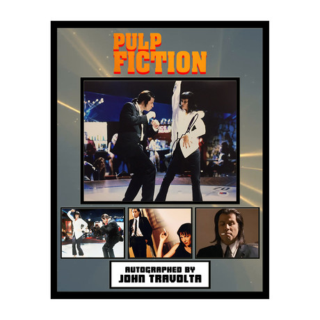 Framed Autographed Collage // Pulp Fiction // Collage II