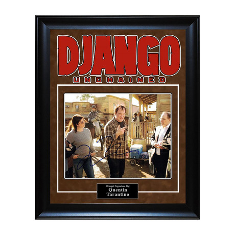 Framed Autographed Artist Series // Django Unchained