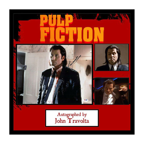 Framed Autographed Collage // Pulp Fiction // Collage III