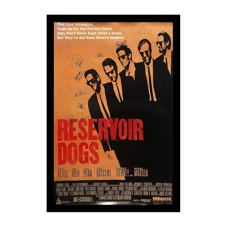 Framed Autographed Poster // Reservoir Dogs // Poster I
