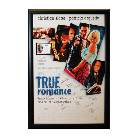 Framed Autographed Poster // True Romance
