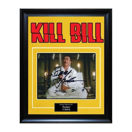 Framed Autographed Artist Series // Kill Bill // Sonny Chiba