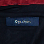 Zegna Sport // Swim Trunks // Navy + Red (XS)