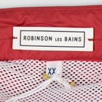 Robinson Les Bains // Swim Trunks // Red (2XL)