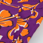 Moschino // Swim Trunks // Purple + Orange Floral (Euro: 48)