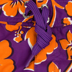 Moschino // Swim Trunks // Purple + Orange Floral (Euro: 46)