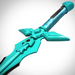 Sword Art Online // Dark Repulser // Turquoise Handmade Sword