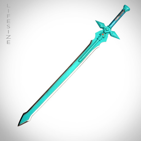 Sword Art Online // Dark Repulser // Turquoise Handmade Sword