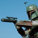 Star Wars // Boba Fett // Handmade EE-3 Carbine Rifle Gun Blaster + Wood Stand