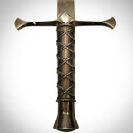 Game Of Thrones // Arya Stark // Handmade Needle Sword + Wood Plaque