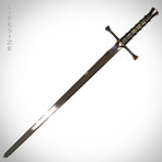 Game Of Thrones // Arya Stark // Handmade Needle Sword + Wood Plaque