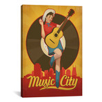 Music City Pin-Up Girl // Anderson Design Group (26"W x 18"H x 0.75"D)