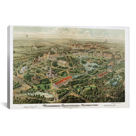 Tennessee Centennial Exposition, Nashville, Tennessee, 1897 // Dan Sproul (18"W x 26"H x 0.75"D)