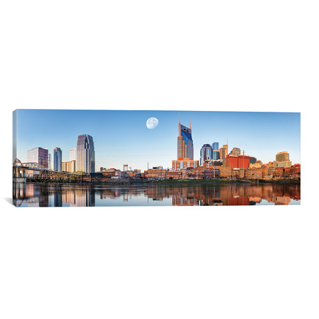 Nashville Daybreak Panorama // Jonathan Ross Photography (12"W x 36"H x 0.75"D)