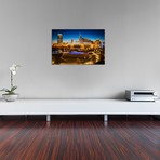 Downtown Skyline With Cumberland Park In The Foreground, Nas // Brian Jannsen (18"W x 26"H x 0.75"D)