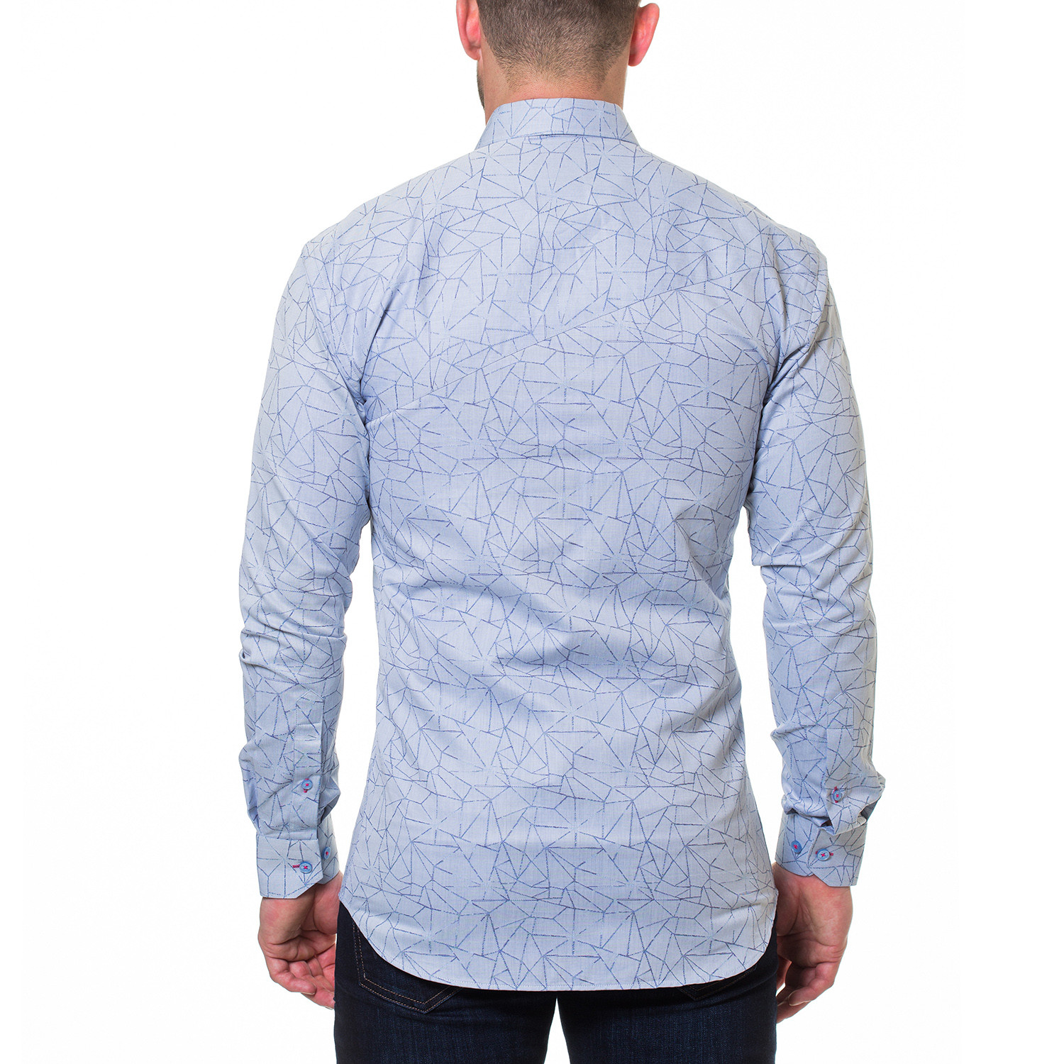 Wall Street Dress Shirt // Street Dimension (S) Maceoo Touch of Modern