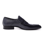 Levi Patent Leather Shoes // Navy + Blue (Euro: 44)