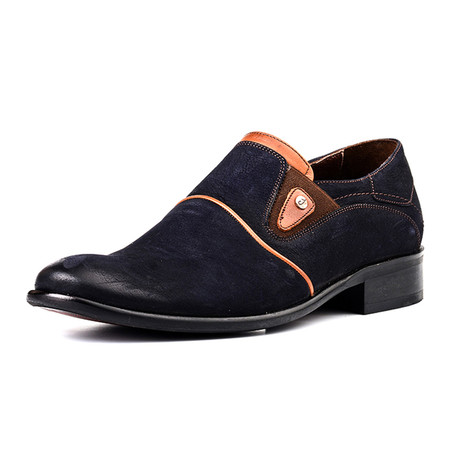 Pierce Nubuck Shoes // Navy + Blue (Euro: 40)