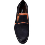 Pierce Nubuck Shoes // Navy + Blue (Euro: 40)