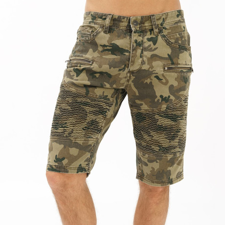 VEX 707 Jean Shorts // Camouflage (30)