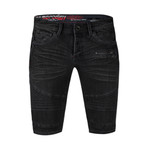 VEX 704 Jean Shorts // Black (28)