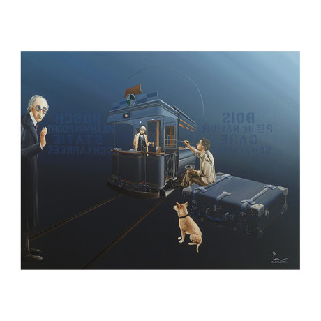 Homage to Delvaux (10"W x 15"H x 1.5"D)