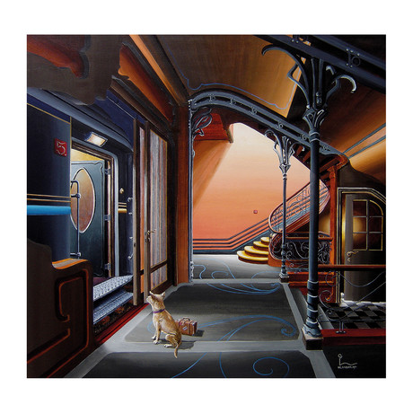 Insomnia, The Light of My Nights (15"W x 15"H x 1.5"D)