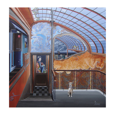 My Studio, A World of Passions (15"W x 15"H x 1.5"D)