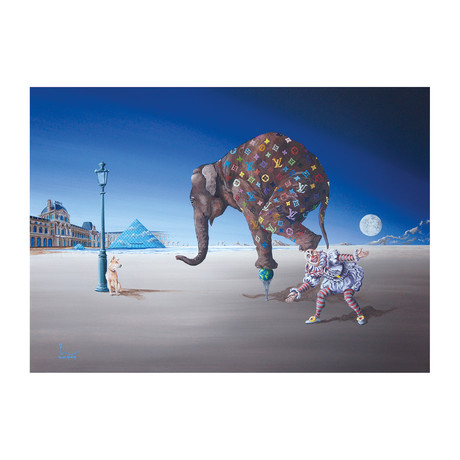 Play of Elegance (10"W x 15"H x 1.5"D)