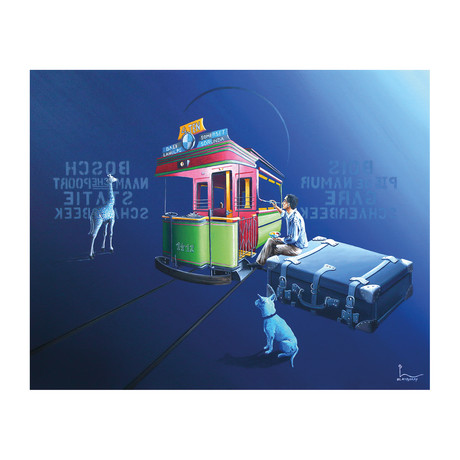 The Escape Plan (10"W x 15"H x 1.5"D)