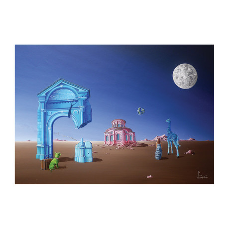 Toulouse Dawn (10"W x 15"H x 1.5"D)