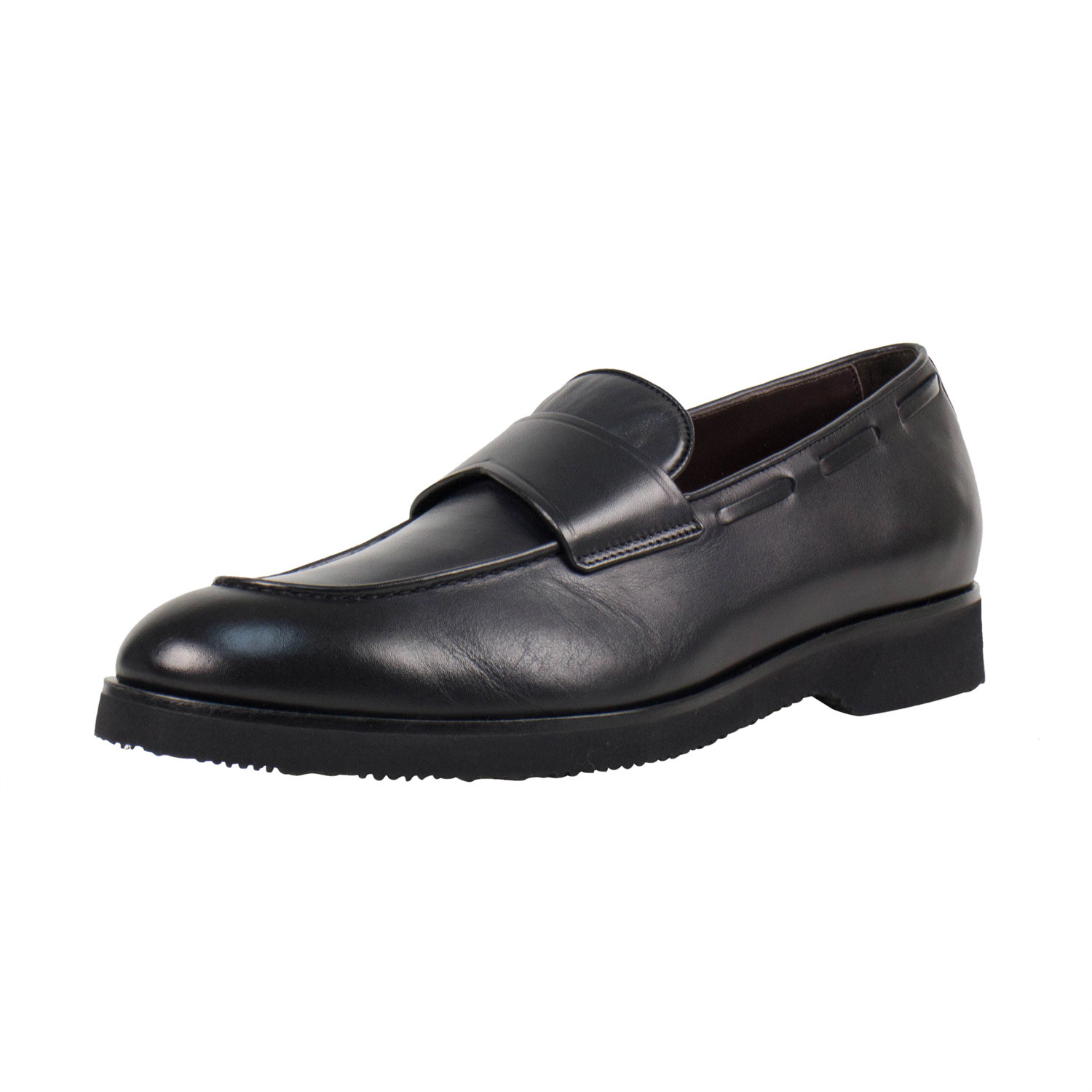 Ermenegildo Zegna // Leather Loafers // Black (US: 9) - World-Renowned ...