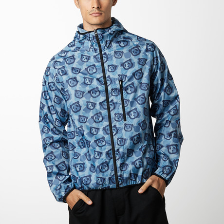 Pandaflage Windbreaker // Blue Tonal (S)