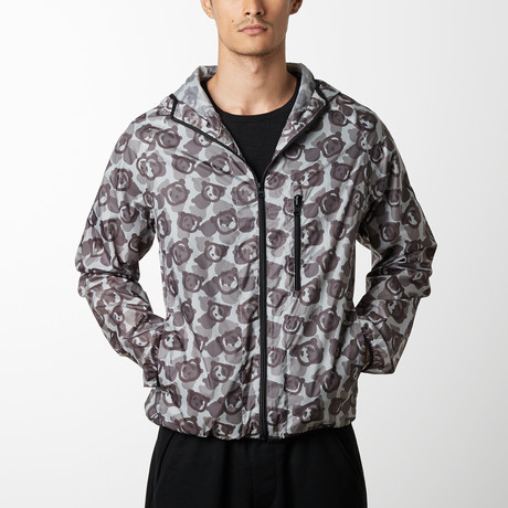 Pandaflage Windbreaker // Gray Tonal (S)