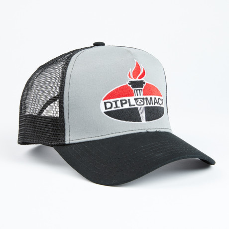 Standard Diplomacy Cap // Black + Gray