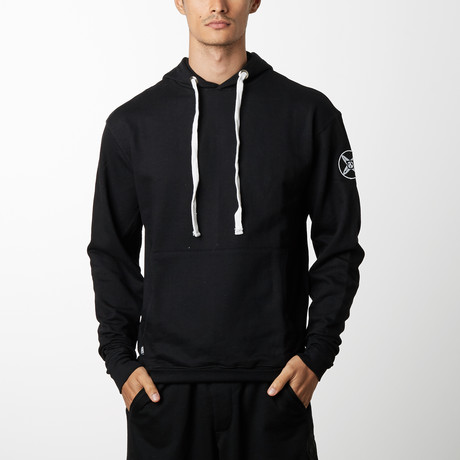 Reverse Panel Hoodie // Black (S)