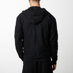 Loopback Zip Hoodie // Black (S)