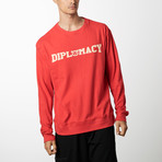 Slouchy Pullover // Red (M)