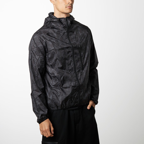 Pandaflage Windbreaker // Black Tonal (S)