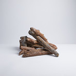 Table Top Driftwood Log Set // 18"