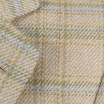 Plaid Cashmere 3 Roll 2-Button Sport Coat // Brown (Euro: 50R)