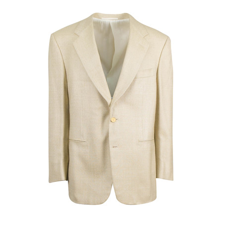 D'Avenza // Silk-Wool 2-Button Sport Coat Blazer // Brown (Euro: 51R)
