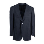 Wool Blend 2-Button Sport Coat Blazer // Blue (Euro: 51R)