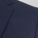 Silk-Cotton 2-Button Slim Fit Sport Coat // Blue (Euro: 48R)