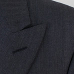 Wool Peak Lapels 1-Button Sport Coat Blazer // Gray (Euro: 42R)