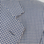 Houndstooth Wool-Silk 2-Button Sport Coat // Gray (Euro: 51R)